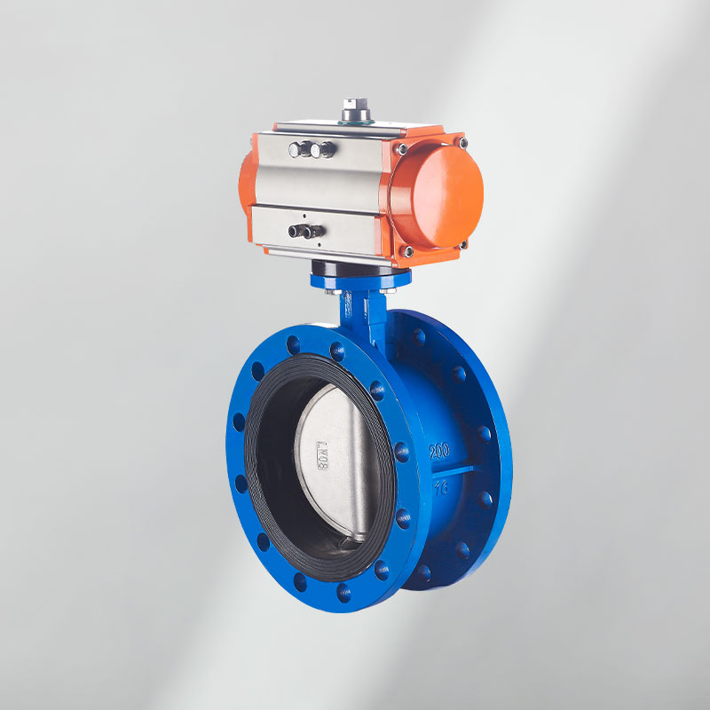 法蘭中心板式蝶閥(氣動(dòng))